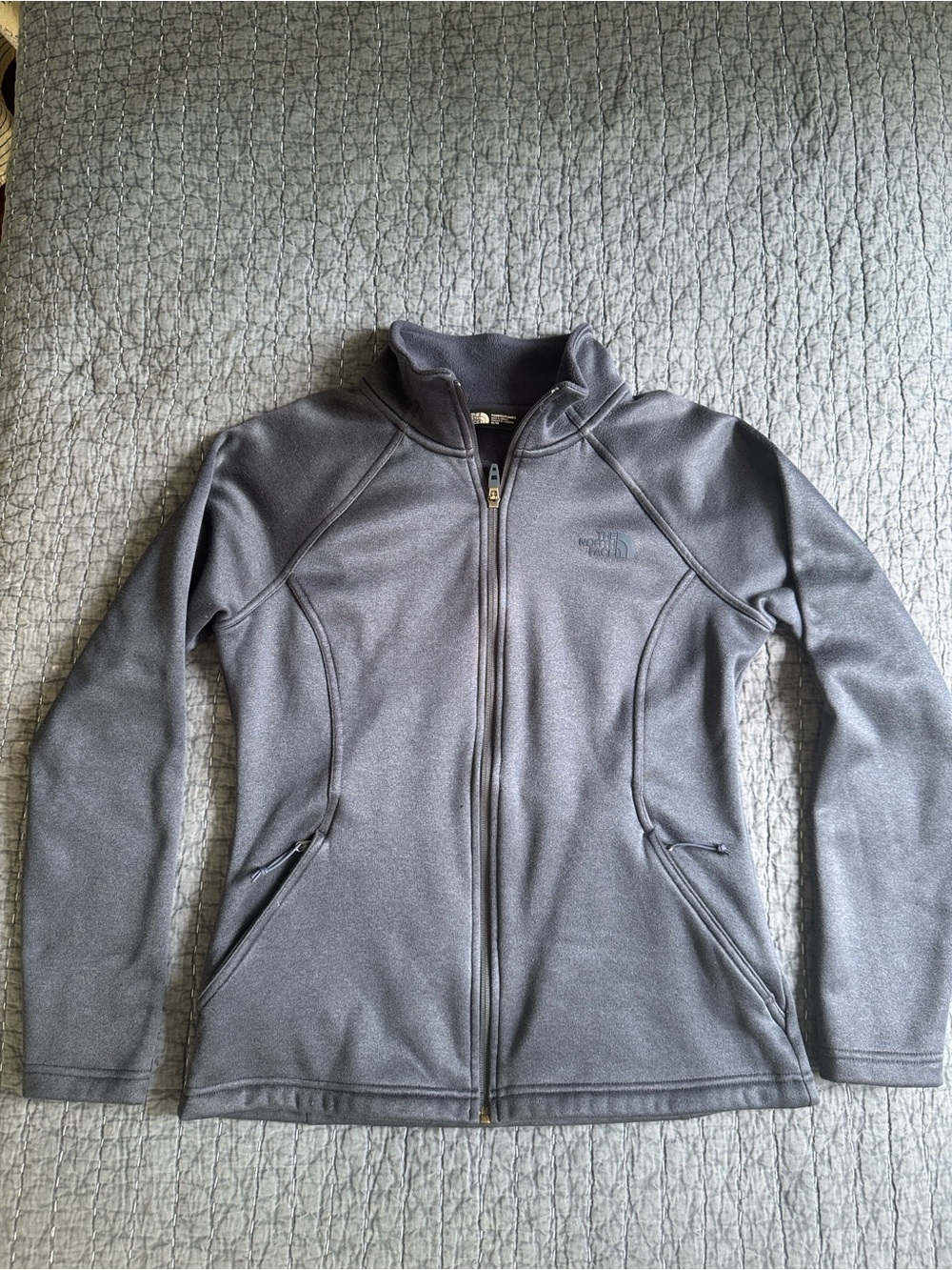 The North Face Women's Navy Blue Full-Zip Fleece Jacket